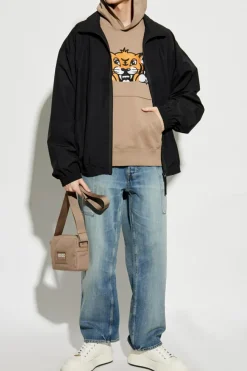 Kenzo NIEBIESKI Jeansy z efektem `vintage`