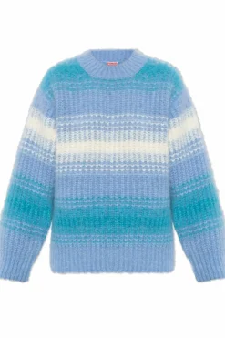 Kenzo NIEBIESKI Sweter z logo