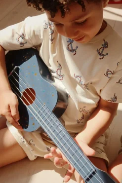 Konges Sløjd GRANATOWY Ukulele ze wzorem