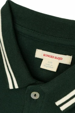 Konges Sløjd ZIELONY Polo z logo