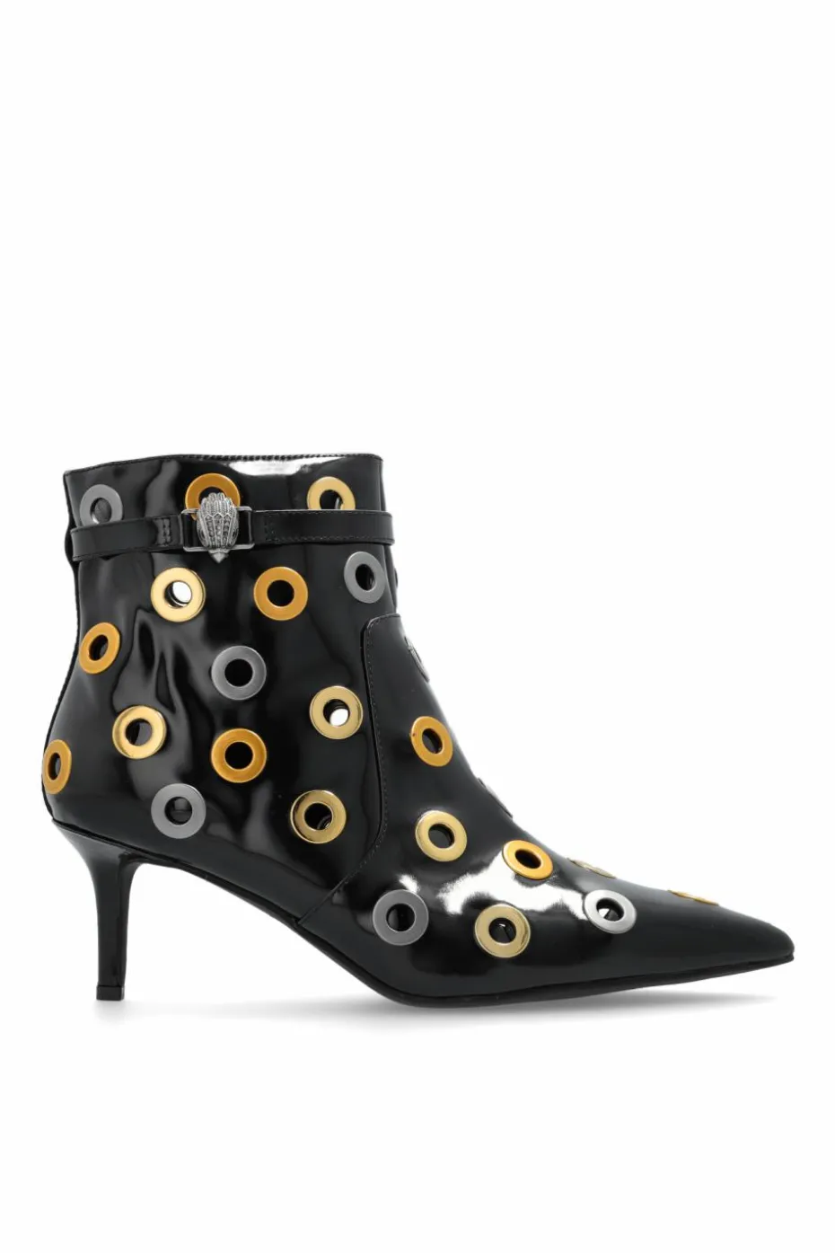 Kurt Geiger CZARNY Skórzane botki na obcasie `Kensington`