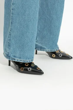 Kurt Geiger CZARNY Skórzane botki na obcasie `Kensington`