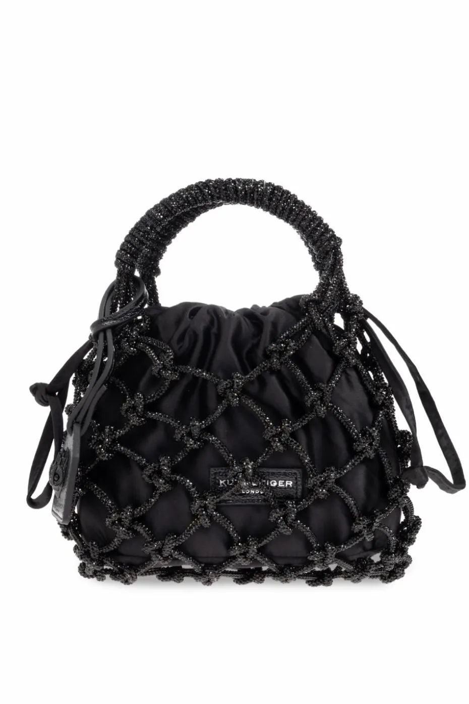 Kurt Geiger CZARNY Torba do ręki `Macrame Small`