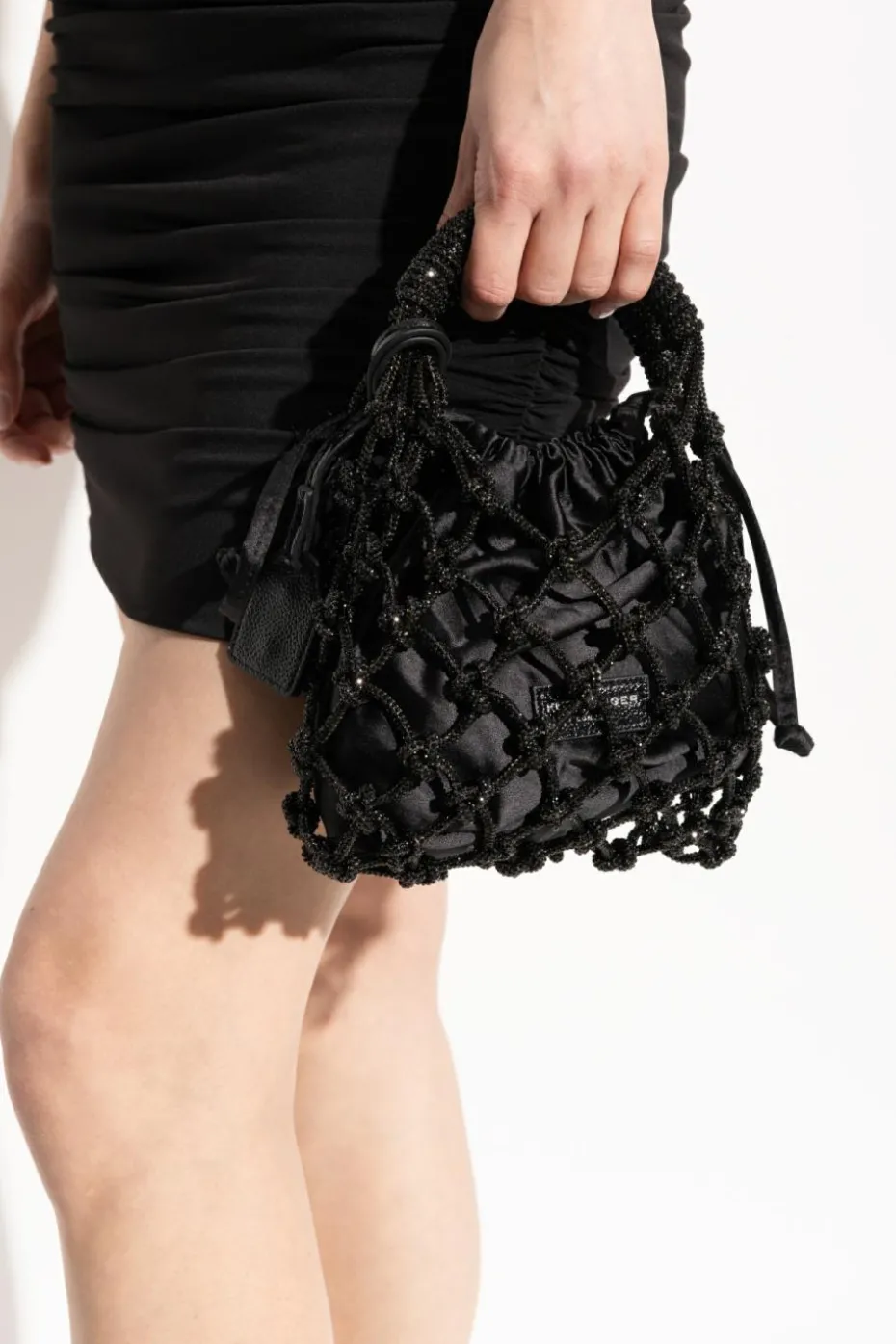 Kurt Geiger CZARNY Torba do ręki `Macrame Small`