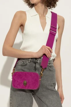 Kurt Geiger FIOLETOWY Torba na ramię `Kensington Small`