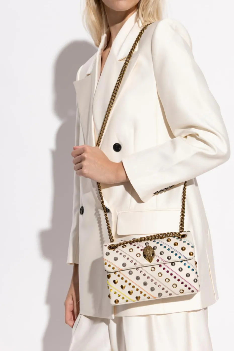 Kurt Geiger kremowy Torba na ramię `Kensington Mini`