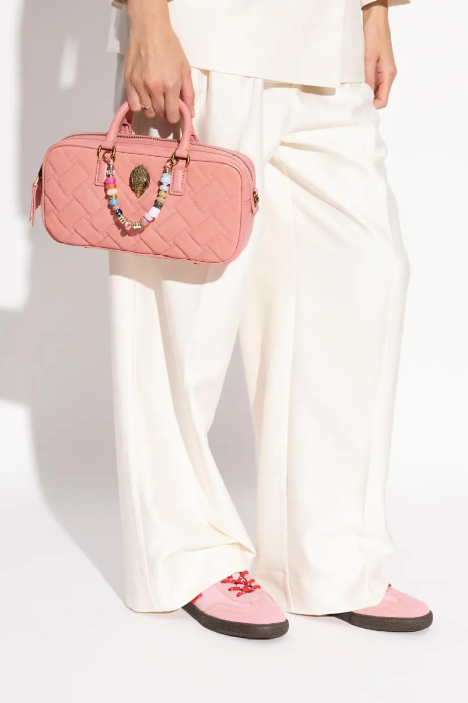 Kurt Geiger RÓŻOWY Torba do ręki `Kensington Small`