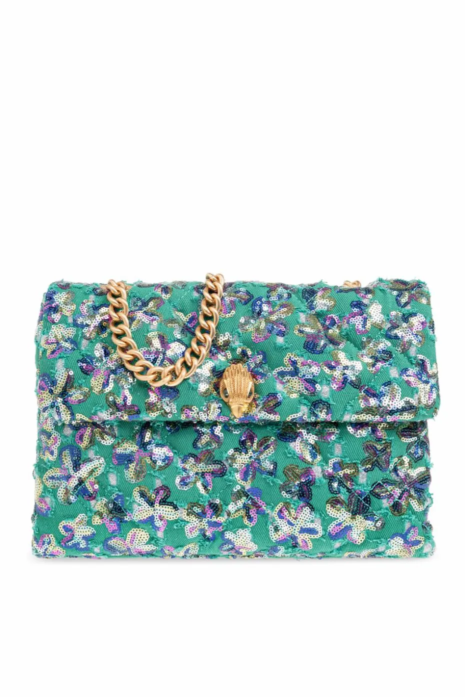 Kurt Geiger ZIELONY Torba na ramię `Kensington Large`