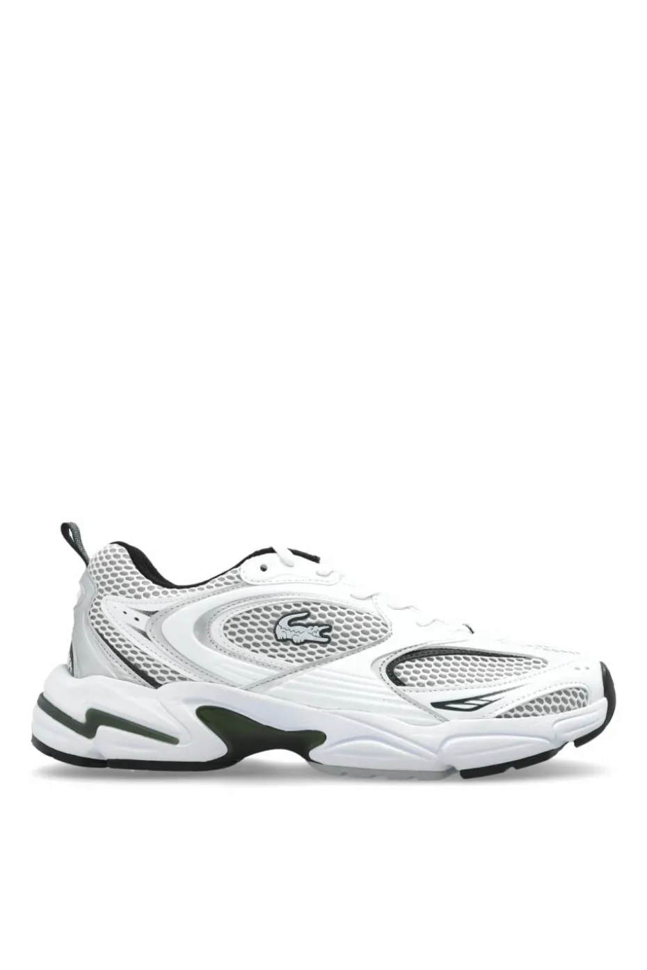 Lacoste BIAŁY Buty sportowe z logo