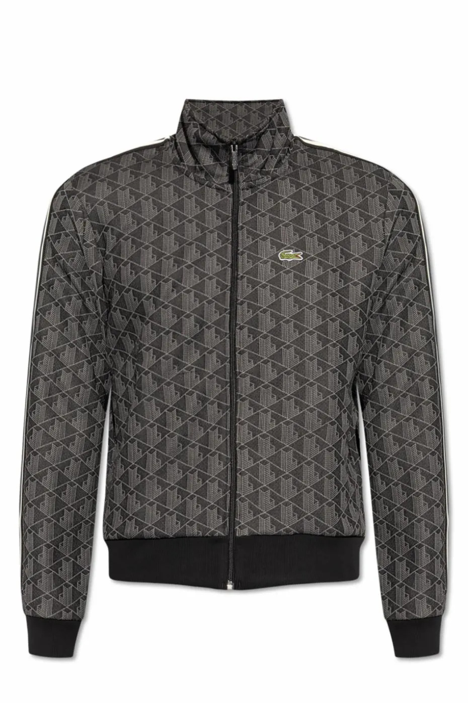 Lacoste CZARNY Bluza z monogramem