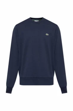 Lacoste GRANATOWY Bluza z logo