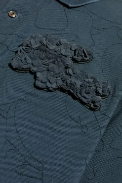 Lacoste GRANATOWY Lacoste x Lemarié