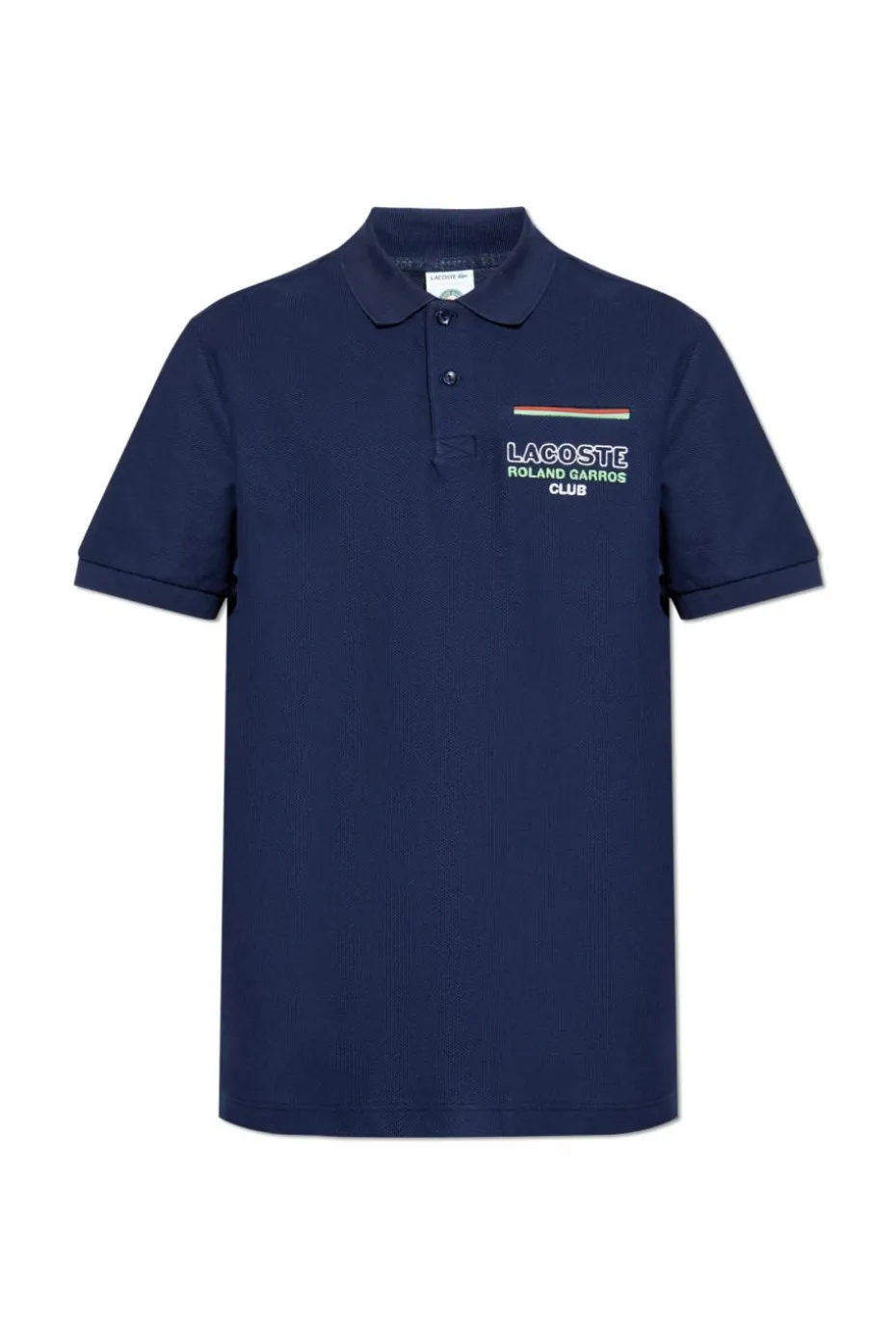 Lacoste GRANATOWY Polo z logo