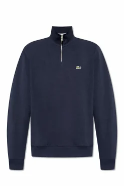Lacoste GRANATOWY Sweter z logo