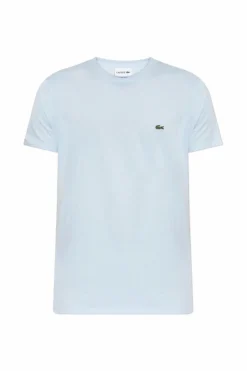 Lacoste jasnoniebieski T-shirt z logo