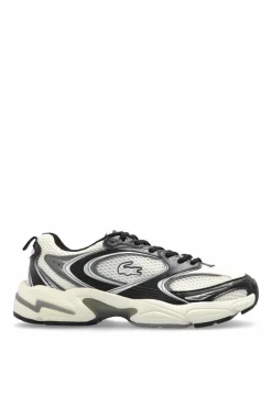 Lacoste kremowy Buty sportowe z logo