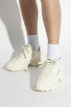 Lacoste kremowy Buty sportowe `L003`