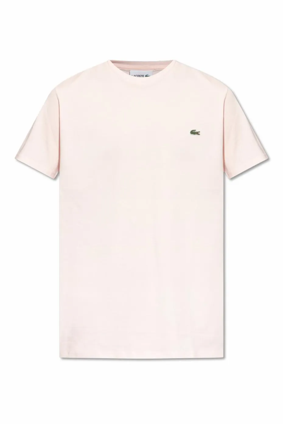 Lacoste RÓŻOWY T-shirt z logo
