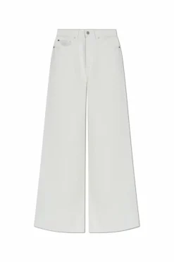 LACOSTE RUNWAY BIAŁY Jeansy z wysokim stanem
