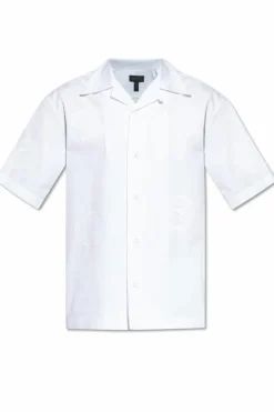LACOSTE RUNWAY BIAŁY Koszula z logo