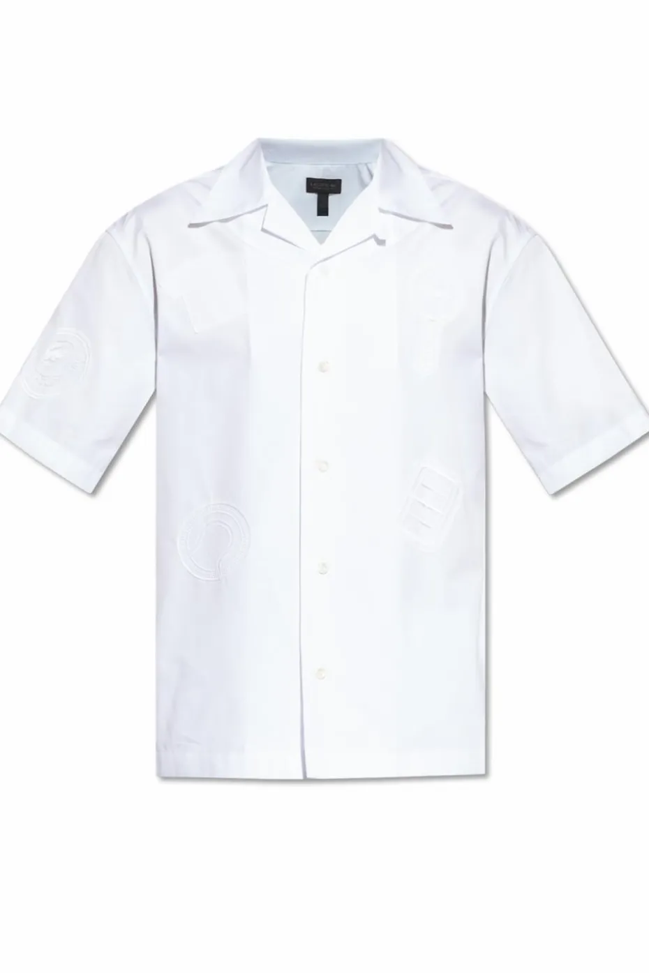 LACOSTE RUNWAY BIAŁY Koszula z logo