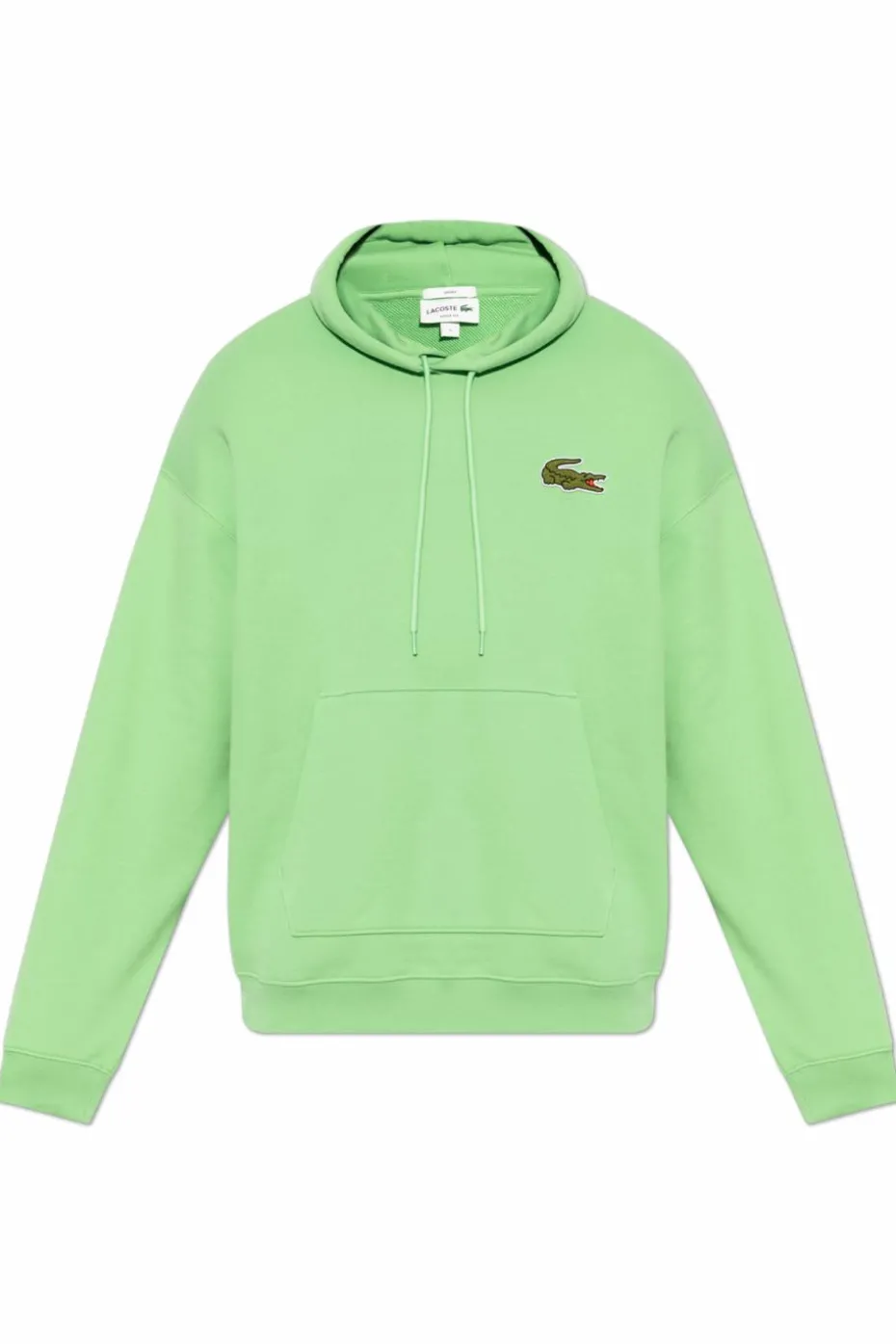 Lacoste ZIELONY Bluza z kapturem