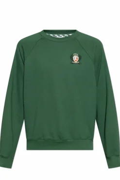 Lacoste ZIELONY Bluza z wyszytym logo