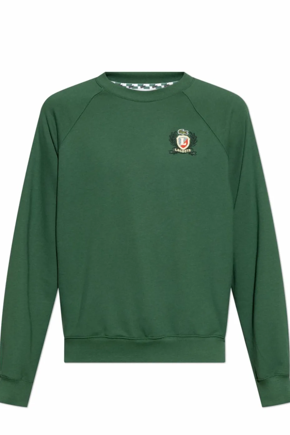 Lacoste ZIELONY Bluza z wyszytym logo