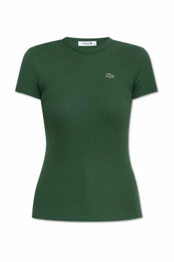 Lacoste ZIELONY T-shirt z logo