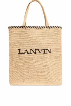 Lanvin beżowy Pleciona torba typu ‘shopper’