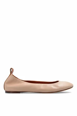 Lanvin beżowy Skórzane baleriny