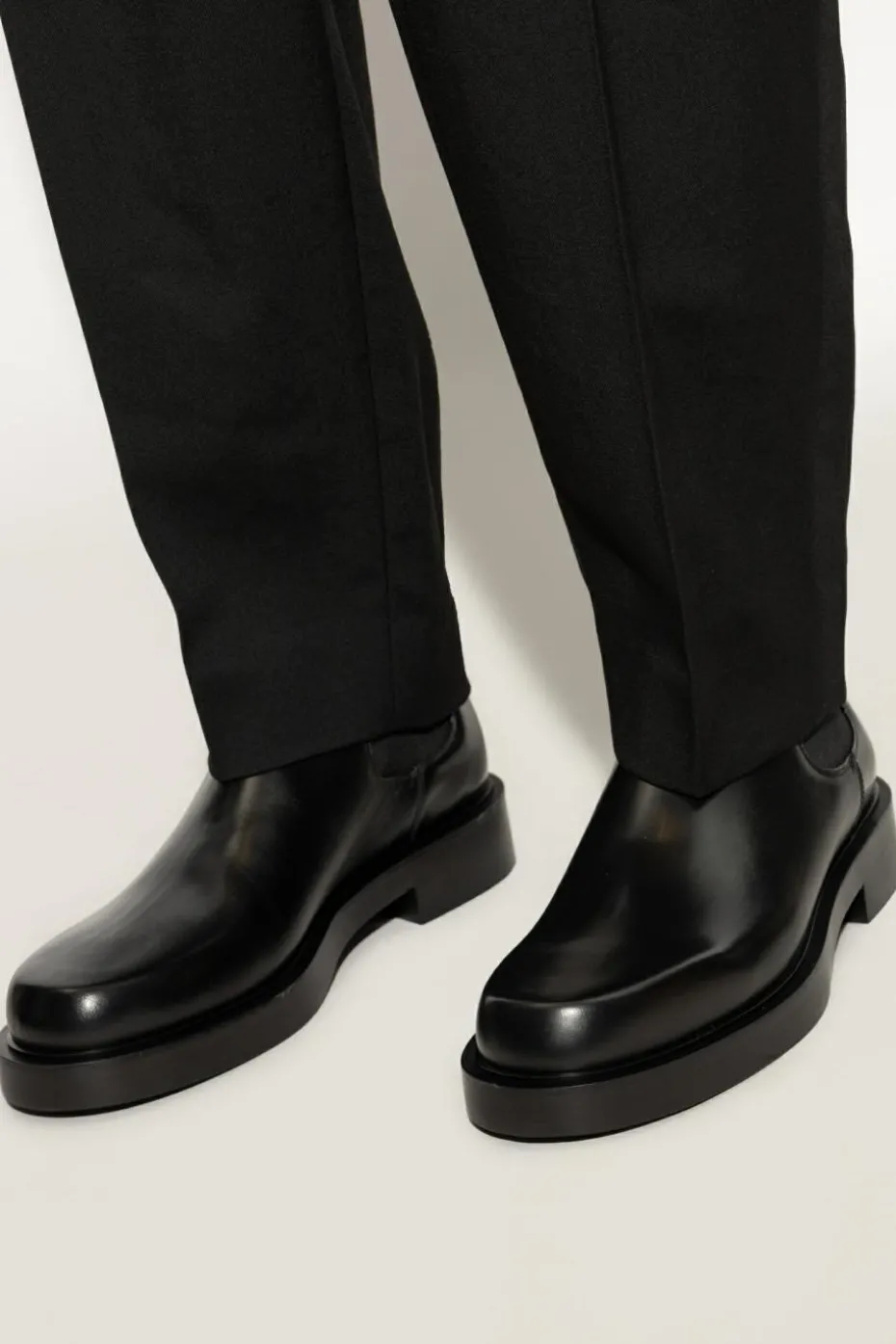 Lanvin CZARNY Skórzane sztyblety ‘Banjo’