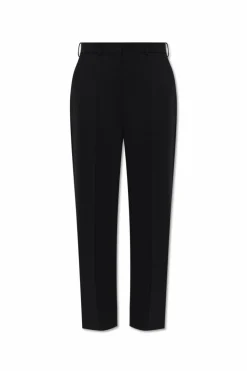 Lanvin CZARNY Spodnie w kant