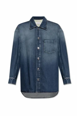 Lanvin GRANATOWY Jeansowa koszula