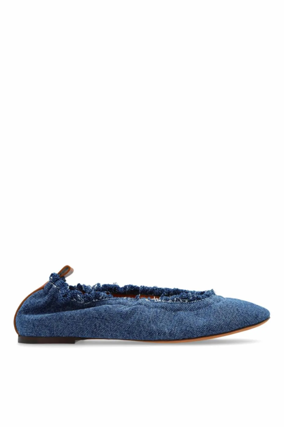Lanvin NIEBIESKI Jeansowe baleriny