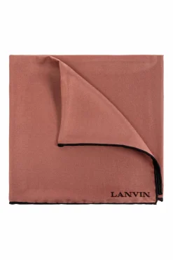 Lanvin RÓŻOWY Jedwabna apaszka