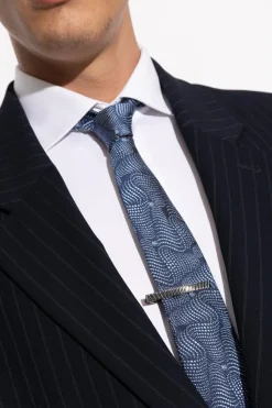 Lanvin SREBRNY Spinka do krawata