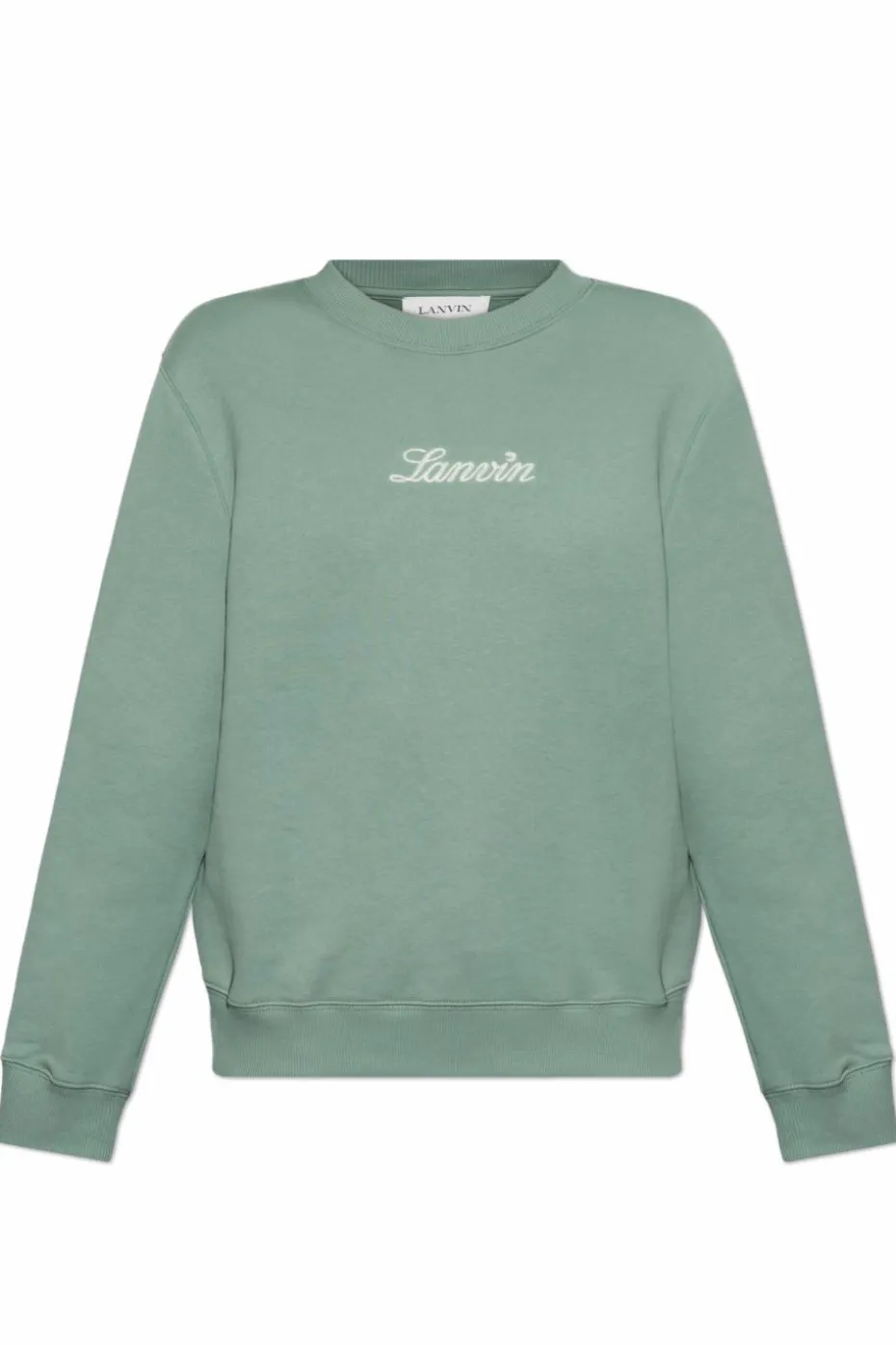 Lanvin ZIELONY Bluza z wyszytym logo