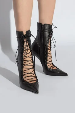 Le Silla CZARNY Botki na obcasie `Colette`