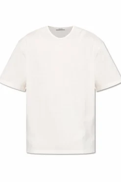 Lemaire BIAŁY Bawełniany t-shirt