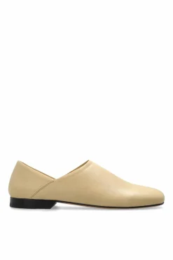 Lemaire kremowy Skórzane buty