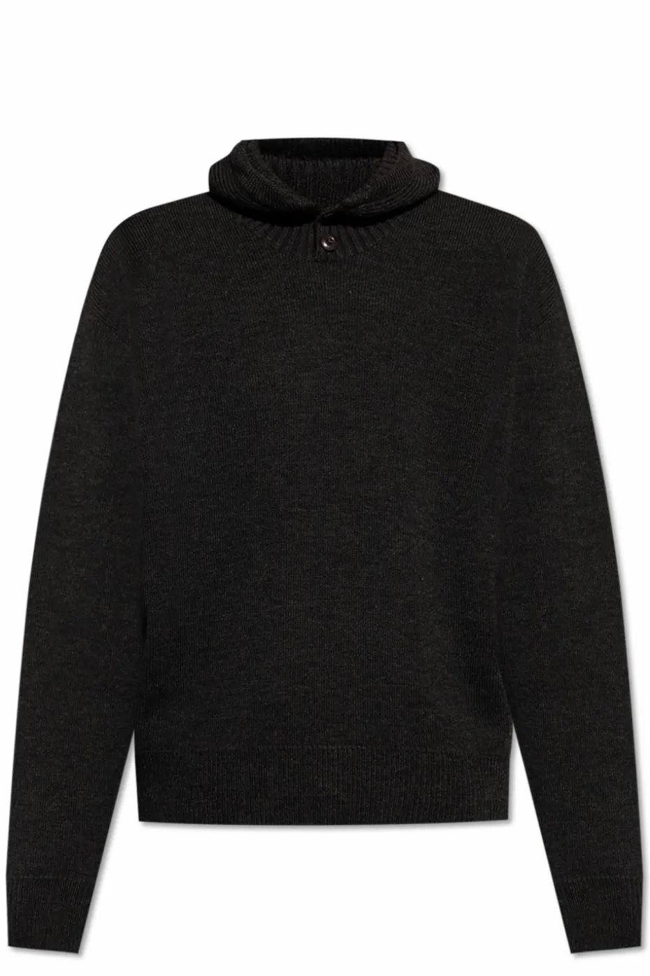 Lemaire SZARY Sweter z kapturem