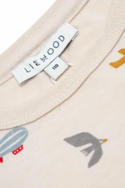 Liewood kremowy T-shirt z nadrukiem