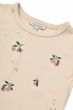 Liewood kremowy T-shirt z nadrukiem