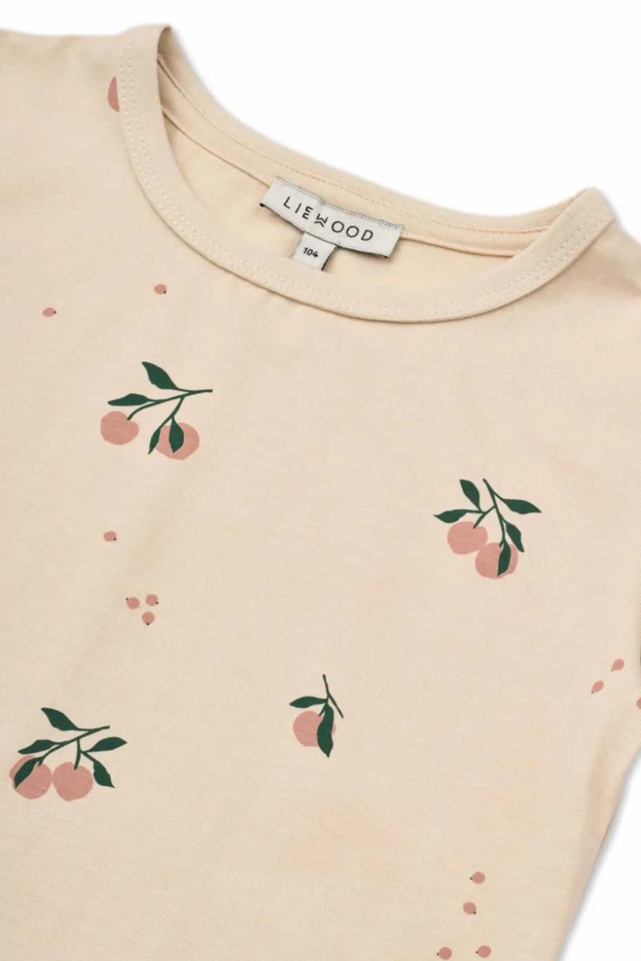 Liewood kremowy T-shirt z nadrukiem