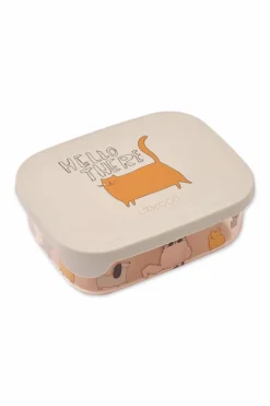 Liewood RÓŻOWY Lunchbox ze wzorem