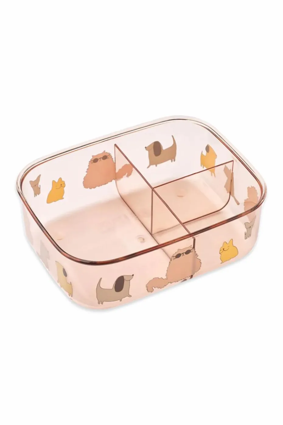 Liewood RÓŻOWY Lunchbox ze wzorem