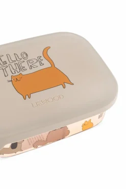 Liewood RÓŻOWY Lunchbox ze wzorem