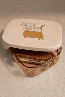 Liewood RÓŻOWY Lunchbox ze wzorem