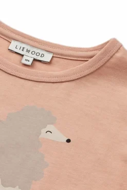 Liewood RÓŻOWY T-shirt z nadrukiem